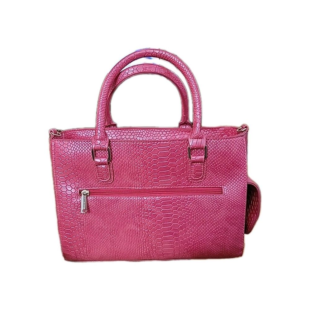Primeware Inc Drink Picnic Tailgating Etc Purse Croc Reptile Pink